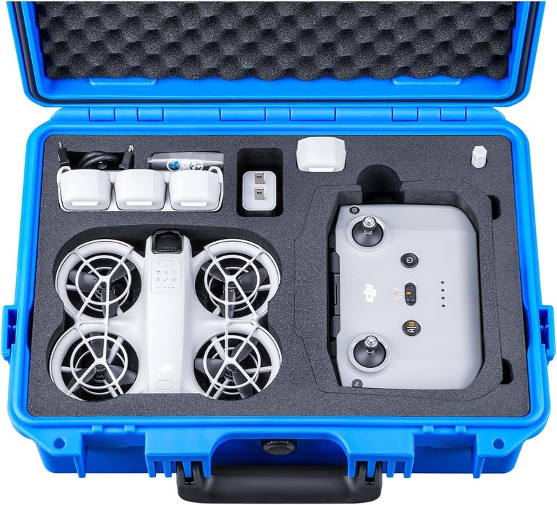Lykus حافظة صلبة مقاومة للماء Titan N110 لجهاز DJI Neo Combo، RC-N3/DJI RC 2، تدعم حتى 7 بطاريات [حافظة فقط] - Image 1